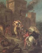 Eugene Delacroix Rebecca Abducted by the Templar (mk05) painting